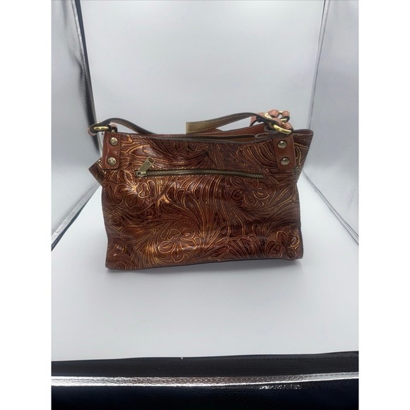 patricia nash tobacco fields Patricia Nash Romina Leather Tobacco Fields Tooled Tan/Gold Tote Bag quality art print patricia nash tobacco fields Patricia
